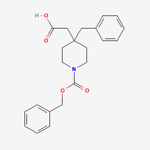 1-(Benzyloxycarbonyl)-4-benzylpiperidine-4-acetic acid