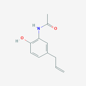 molecular formula C11H13NO2 B3301655 N-(5-allyl-2-hydroxyphenyl)acetamide CAS No. 91132-56-8