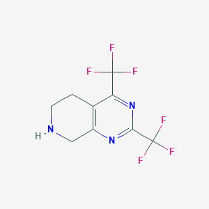 2,4-Bis(trifluoromethyl)-5,6,7,8-tetrahydropyrido[3,4-d]pyrimidine