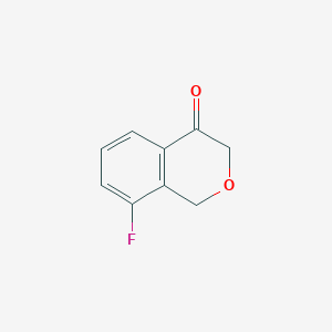 molecular formula C9H7FO2 B3301684 8-Fluoroisochroman-4-one CAS No. 911825-99-5