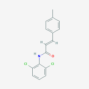 molecular formula C16H13Cl2NO B330170 (2E)-N-(2,6-dichlorophenyl)-3-(4-methylphenyl)prop-2-enamide 