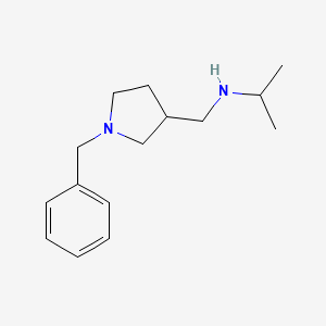 molecular formula C15H24N2 B3301709 (1-Benzyl-pyrrolidin-3-ylmethyl)-isopropyl-amine CAS No. 91189-15-0