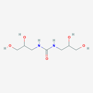 molecular formula C7H16N2O5 B3301764 Urea, N,N'-bis(2,3-dihydroxypropyl)- CAS No. 912637-79-7