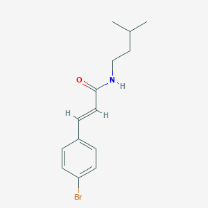molecular formula C14H18BrNO B330178 3-(4-bromophenyl)-N-isopentylacrylamide 