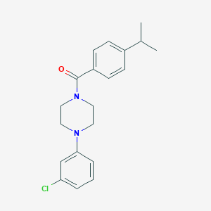 1-(3-Chlorophenyl)-4-(4-isopropylbenzoyl)piperazine