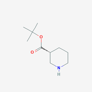 molecular formula C10H19NO2 B3301800 tert-butyl (3R)-piperidine-3-carboxylate CAS No. 912807-35-3