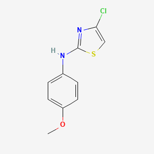 molecular formula C10H9ClN2OS B3301834 4-Chloro-N-(4-methoxyphenyl)thiazol-2-amine CAS No. 912969-56-3