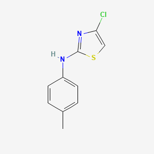 molecular formula C10H9ClN2S B3301835 4-Chloro-N-(p-tolyl)thiazol-2-amine CAS No. 912969-57-4