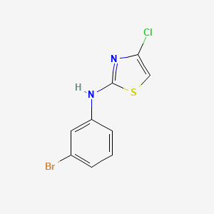 molecular formula C9H6BrClN2S B3301836 N-(3-Bromophenyl)-4-chlorothiazol-2-amine CAS No. 912969-58-5