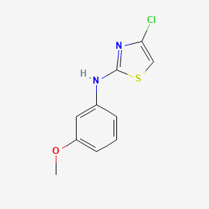 molecular formula C10H9ClN2OS B3301838 4-Chloro-N-(3-methoxyphenyl)thiazol-2-amine CAS No. 912969-59-6