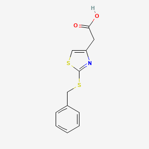 [2-(Benzylthio)-1,3-thiazol-4-yl]acetic acid