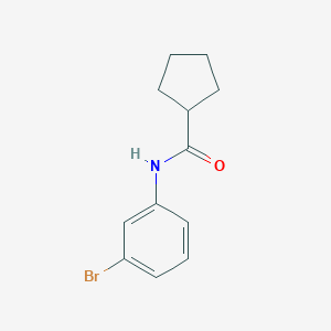 molecular formula C12H14BrNO B330198 N-(3-bromophenyl)cyclopentanecarboxamide 