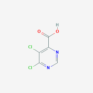 molecular formula C5H2Cl2N2O2 B3302020 5,6-Dichloropyrimidine-4-carboxylic acid CAS No. 914916-97-5