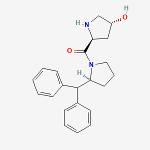 ((S)-2-Benzhydrylpyrrolidin-1-yl)((2S,4R)-4-hydroxypyrrolidin-2-yl)-methanone