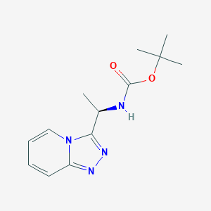 (R)-tert-Butyl (1-([1,2,4]triazolo[4,3-a]pyridin-3-yl)ethyl)carbamate