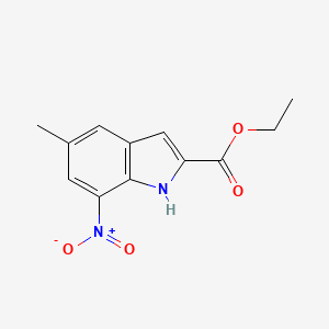 ethyl 5-methyl-7-nitro-1H-indole-2-carboxylate