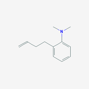 molecular formula C12H17N B3302106 2-(But-3-en-1-yl)-N,N-dimethylaniline CAS No. 91562-27-5