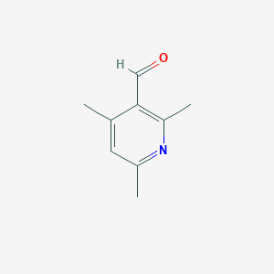 molecular formula C9H11NO B3302161 2,4,6-Trimethylpyridine-3-carbaldehyde CAS No. 91591-84-3