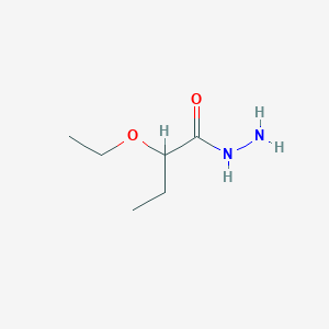 molecular formula C6H14N2O2 B3302181 2-Ethoxybutanehydrazide CAS No. 915920-33-1