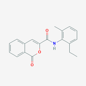 N-(2-ethyl-6-methylphenyl)-1-oxo-1H-isochromene-3-carboxamide