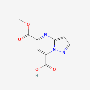 5-(Methoxycarbonyl)pyrazolo[1,5-a]pyrimidine-7-carboxylic acid