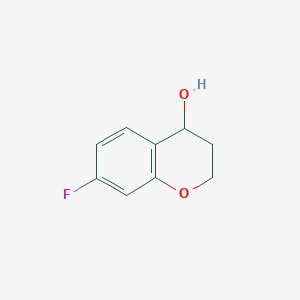 molecular formula C9H9FO2 B3302488 7-氟代色满-4-醇 CAS No. 917248-49-8