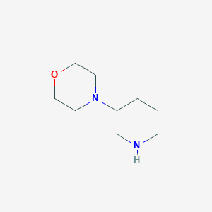 molecular formula C9H18N2O B3302533 4-(3-Piperidyl)morpholine CAS No. 917505-98-7