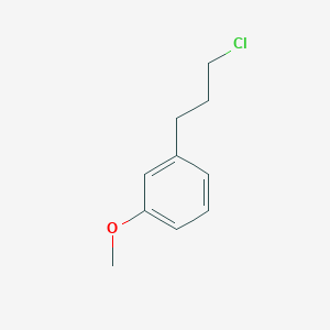 molecular formula C10H13ClO B3302653 1-(3-Chloropropyl)-3-methoxybenzene CAS No. 91817-84-4