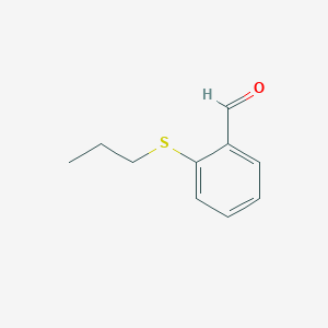 molecular formula C10H12OS B3302663 2-(n-Propylthio)benzaldehyde CAS No. 91827-96-2