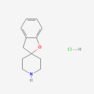 molecular formula C12H16ClNO B3302665 3H-Spiro[benzofuran-2,4'-piperidine] hydrochloride CAS No. 91830-16-9