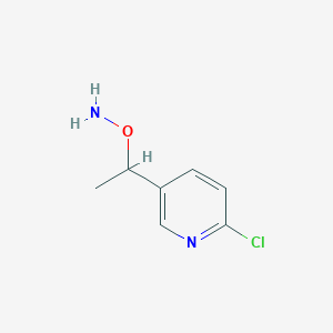 Hydroxylamine, O-[1-(6-chloro-3-pyridinyl)ethyl]-
