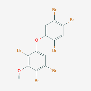 molecular formula C12H4Br6O2 B3302680 2,3,6-Tribromo-5-(2,4,5-tribromophenoxy)phenol CAS No. 918404-67-8