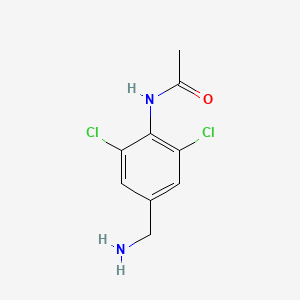 Acetamide, N-[4-(aminomethyl)-2,6-dichlorophenyl]-