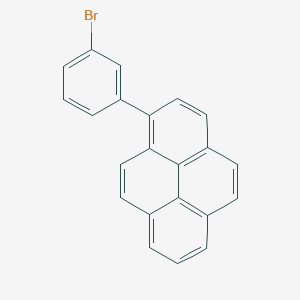 molecular formula C22H13Br B3302698 1-(3-Bromophenyl)pyrene CAS No. 918654-99-6