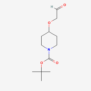 molecular formula C12H21NO4 B3302908 Tert-butyl 4-(2-oxoethoxy)piperidine-1-carboxylate CAS No. 919360-34-2