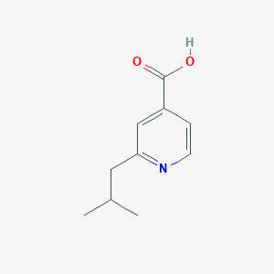 molecular formula C10H13NO2 B3302909 2-Isobutylisonicotinic acid CAS No. 91940-85-1