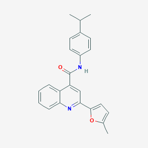 N-(4-isopropylphenyl)-2-(5-methyl-2-furyl)-4-quinolinecarboxamide