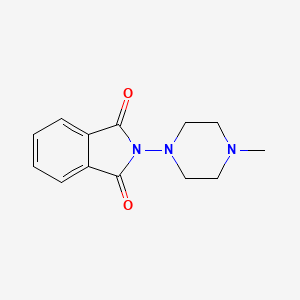molecular formula C13H15N3O2 B3302919 1H-Isoindole-1,3(2H)-dione, 2-(4-methyl-1-piperazinyl)- CAS No. 91959-45-4