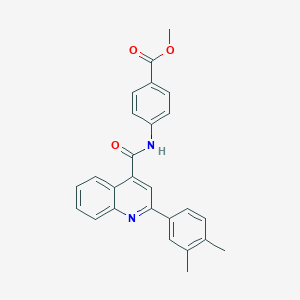 Methyl 4-({[2-(3,4-dimethylphenyl)-4-quinolinyl]carbonyl}amino)benzoate