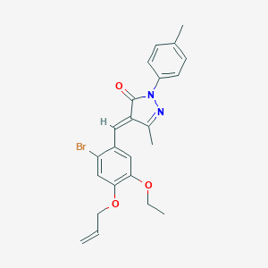 4-[4-(allyloxy)-2-bromo-5-ethoxybenzylidene]-5-methyl-2-(4-methylphenyl)-2,4-dihydro-3H-pyrazol-3-one