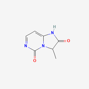 molecular formula C7H7N3O2 B3303093 3-Methylimidazo[1,2-c]pyrimidine-2,5(1H,3H)-dione CAS No. 91996-64-4