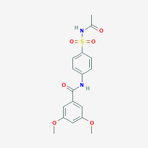 N-[4-(acetylsulfamoyl)phenyl]-3,5-dimethoxybenzamide