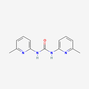 molecular formula C13H14N4O B3303219 1,3-Bis(6-methylpyridin-2-yl)urea CAS No. 92023-87-5