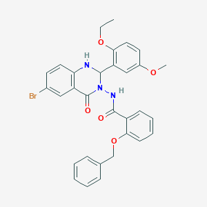 2-(benzyloxy)-N-(6-bromo-2-(2-ethoxy-5-methoxyphenyl)-4-oxo-1,4-dihydro-3(2H)-quinazolinyl)benzamide