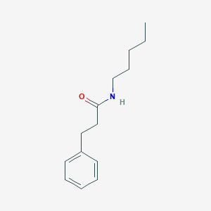 molecular formula C14H21NO B330345 N-pentyl-3-phenylpropanamide 