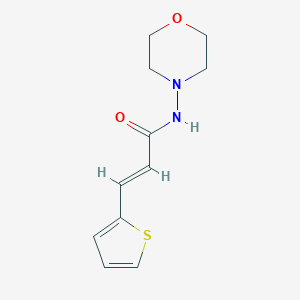 molecular formula C11H14N2O2S B330346 N-(4-morpholinyl)-3-(2-thienyl)acrylamide 