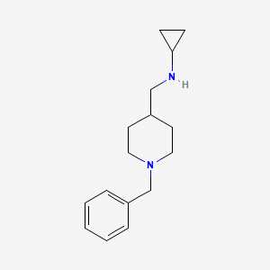 molecular formula C16H24N2 B3303472 (1-Benzyl-piperidin-4-ylmethyl)-cyclopropyl-amine CAS No. 920462-48-2