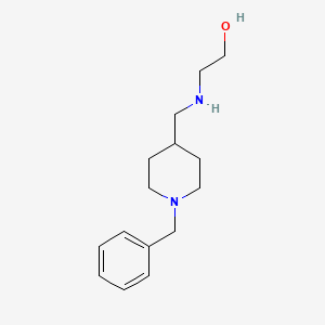 molecular formula C15H24N2O B3303486 2-[(1-Benzyl-piperidin-4-ylmethyl)-amino]-ethanol CAS No. 920482-97-9