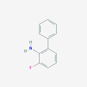 molecular formula C12H10FN B3303509 [1,1'-Biphenyl]-2-amine, 3-fluoro- CAS No. 920752-43-8