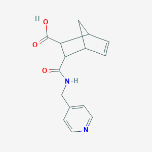 3-[(Pyridin-4-ylmethyl)carbamoyl]bicyclo[2.2.1]hept-5-ene-2-carboxylic acid